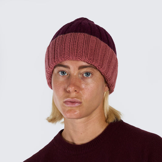 Classic Rib Beanie Bicolor