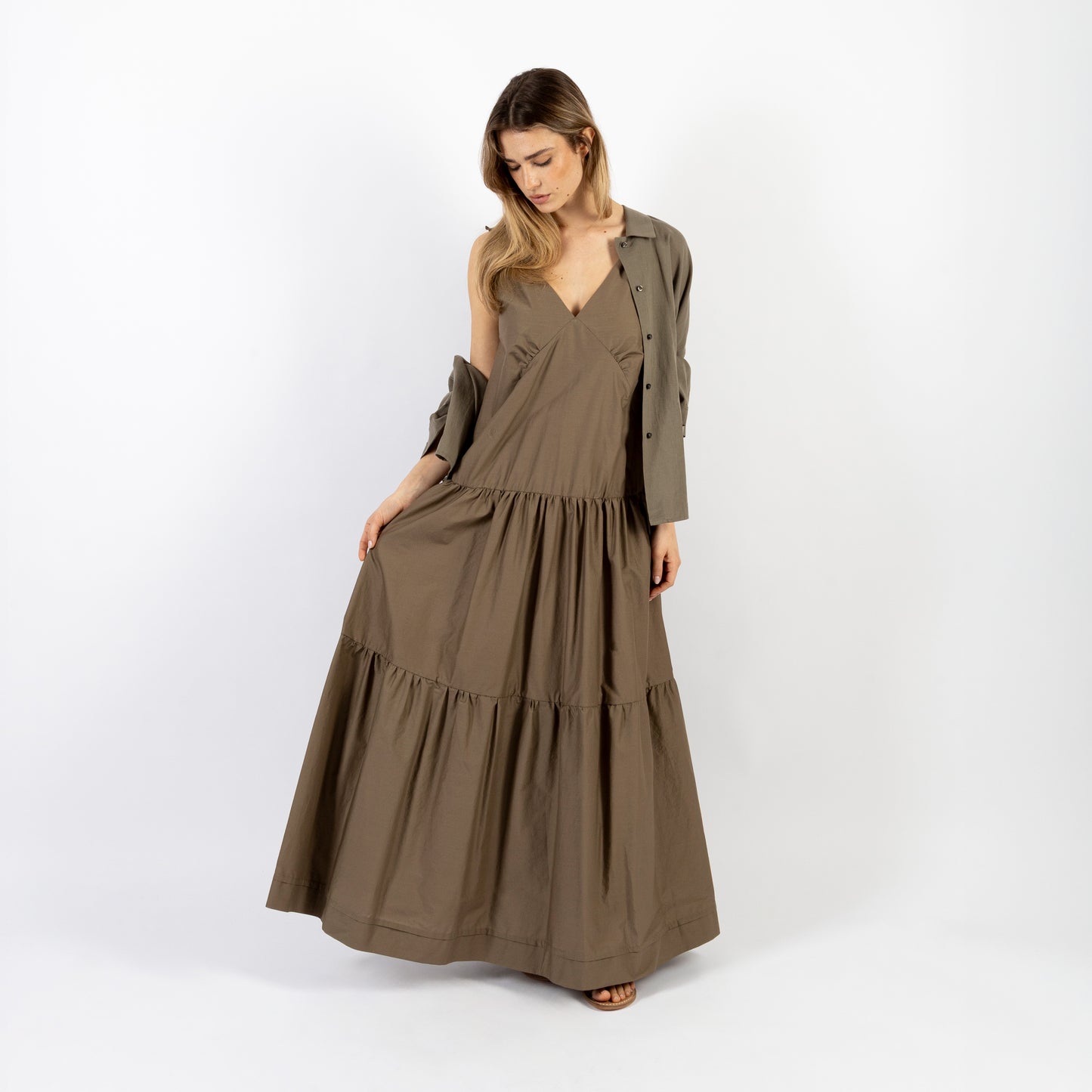 Wide Ruffles Dress