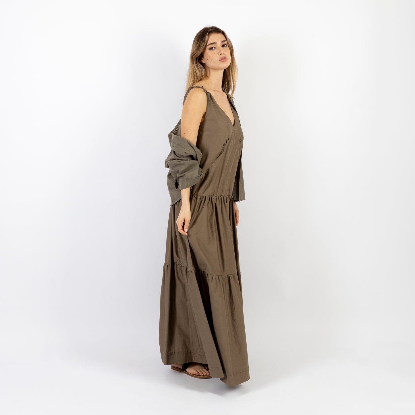 Wide Ruffles Dress