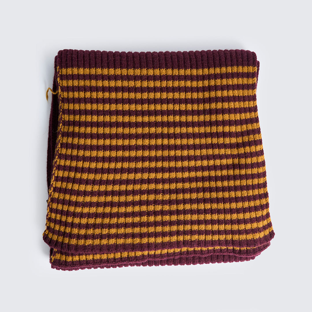 Ribbed Scarf Bicolor